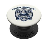 Assistant Principal Dept Est 2026 School Varsity Crest AP PopSockets Adhesive PopGrip