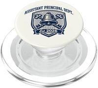 Assistant Principal Dept Est 2026 School Varsity Crest AP PopSockets PopGrip for MagSafe