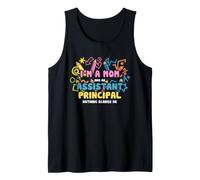 Assistant Principal Mom Humor Nothing Scares This Leader Tank Top