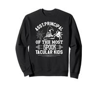 Assistant Principal Spooky Halloween Graphic Sweatshirt