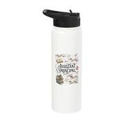 Assistant Principal Squad Appreciation Week School Men Women Stainless Steel Insulated Water Bottle