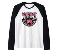 Assistant Principal Students are My Why School Admin Raglan Baseball Tee