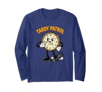 Assistant Principal Tardy Patrol Cartoon Clock Funny AP Long Sleeve T-Shirt
