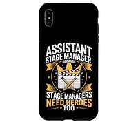 Assistant Stage Manager Because Stage Managers Need Heroes Case for iPhone XS Max