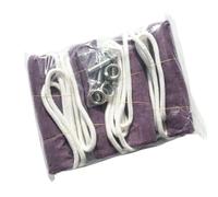 Assisted Yoga Wall Rope Set with Visible Metal Mounting | Poly-Cotton Braided Rope Construction, Wide Loop Sections, for Wall-Assisted Practice