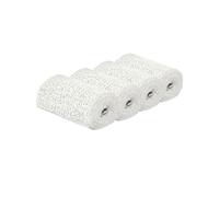 ASSISTICA Plaster Bandages for Crafting • Pack of 4 Plaster Cloth Rolls incl. E-Book and Sandpaper • 10 x 300 cm Medical Grade White Gauze Strips for Body Casts for Belly Casting, Art, Craft