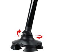 Assistive Technology Services Best Short Walking Cane - Adjusts from 26-32 Inches Tall - Self Standing Cane with Light and 4 Feet