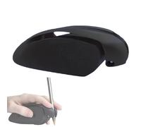 Assistive Writing and Drawing Device - Funny 3D Reusable Grooved Handwriting Pen Grips,Writing Aids Pen Holder for Parkinsons Patients, Essential Tremors, Weak Hand,Black
