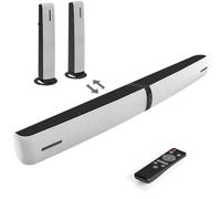 Assistrust Sound Bar for Smart TV, 90W Soundbar with Bluetooth/ARC/Optical/AUX Connect, Auto Volume Boost, 3 Equalizer Modes, 2 in 1 Detachable Soundbar for TV for TV/PC/Gaming/Projectors