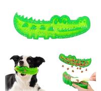 Asslye Dog Fillable Chew Toy - Slow Feed Chew and Fetch Crocodile, Dog Slow Feeder Puzzle for Small, Medium & Large Dogs, Alligator Treat Dispensing Dog Toys Keep Them Busy (Small)