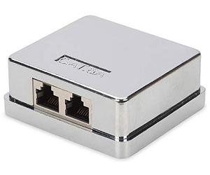 ASSMANN Electronic DN-93713 RJ-45 Silver outlet box - outlet boxes
