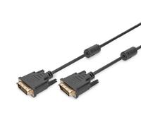 DIGITUS DVI Anschlusskabel, DVI(24+1), 2x Ferrit St/St, 5.0m, DVI-D (US IMPORT)