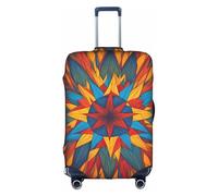 ASSORT Colorful Star Print Travel Elastic Suitcase Cover Protector, Anti-Scratch Washable Luggage Cover, Multi-Size, White, S
