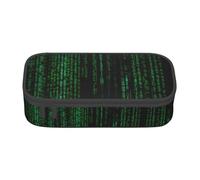 ASSORT Hacker Era Print Large Pencil Case Bag Stationery Organizer Pouch With Zipper, For Office And College