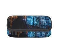 ASSORT Programmer Programming Code Print Large Pencil Case Bag Stationery Organizer Pouch With Zipper, For Office And College