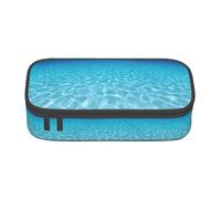 ASSORT Tranquil Underwater Scenery Print Large Pencil Case Bag Stationery Organizer Pouch With Zipper, For Office And College