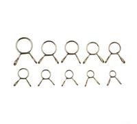 Assorted 126Pcs Spring Clips for Fuel Oil Hose Lines, 5mm to 14mm Inner Diameter, Suitable for Motorcycles, Boats, ATV,