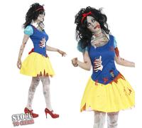 Halloween Zombie Fancy Dress Costume Ladies
