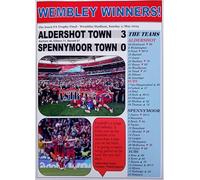 Assorted Aldershot Town 3 Spennymoor Town 0-2025 FA Trophy final - souvenir print