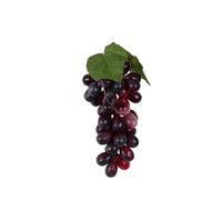 Assorted Artificial Grapes Frosted Grape Clusters Decorative Grapes Bunches Rubber Grape Bundles In Black Purple Red Green For Vintage Wedding Fruit Wine Faux Fruit Props Outdoor (Purple, One Size)