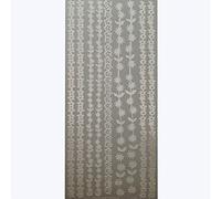 Assorted Border Craft Stickers - Self Adhesive Outline Edge Trim for Card Making, 24 x 10 x 1 cm (Floral Silver)