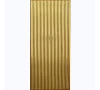 Assorted Border Craft Stickers - Self Adhesive Outline Edge Trim for Card Making, 24 x 10 x 1 cm (Straight Line Gold)