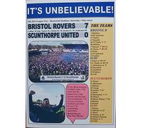 Assorted Bristol Rovers 7 Scunthorpe United 0 - League Two 2022 - Bristol Rovers promoted - souvenir print