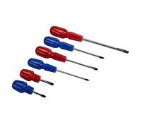 ASSORTED CABINET SCREWDRIVER SET 6PCE SLOTTED PZD HAND TOOL P268