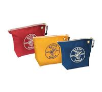 Assorted Canvas Zipper Bags, 3-Pack, Klein Tools 5539CPAK