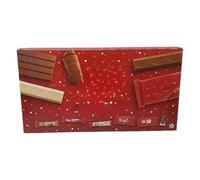 Assorted Chocolate Bar Gift Mixed Mini Bars Variety Pack with Chunky Milk Peanut Butter White Finger and Festive Shaped Treats