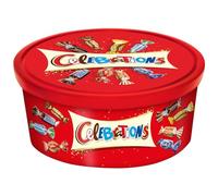 Assorted Chocolate Celebration Tub - 650g - Suitable for Vegetarians - Everyone's Favourite Chocolates - Chocolates in Tasty Bite-Size Miniatures