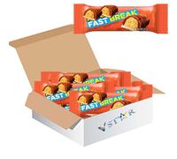 Assorted Chocolate Selection - Filled & Crunchy Treats, Various Flavors, Sharing Pack - Res (Full Box(Pack of 18), Fast Break Bar 51g)