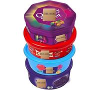Assorted Chocolate Tubs Pack 4 x 550g - Roses, Heroes, Quality Street & Celebrations - Party Sharing, Christmas Treats & Family Favourites