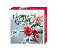 Assorted Christmas Cards - Holly Greetings