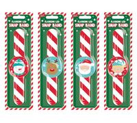 Assorted Christmas Flashing Led Snap Band