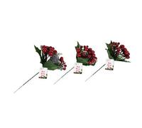 Assorted Christmas Red Berry Pick Decoration 18cm