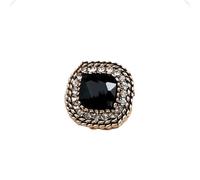 Assorted Clothing high-Grade Pearl Buttons， Rhinestone Buttons Sweater Clothing Bags Craft Accessories Black/White 18,22.5,25mm 10pcs(Black 25mm)
