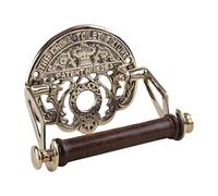 Assorted Collections Brass Toilet Paper Holder - Victorian Style, Solid Brass, Wall Mounted, Universal Fit