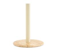 Assorted Collections Kitchen Roll Holder - Ivory Metal Paper Towel Holder with Natural Marble Base - Free Standing Kitchen Roll Stand for Standard Rolls - Modern Kitchen Accessories