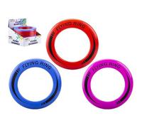 Assorted Color Flying Ring Skimmer Disc- 24cm, 1 Piece Design (3 Colors: Red, Pink, Blue) - Super-Fast Action, Perfect for Outdoor Fun & Fitness at the Park, Garden and Beyond