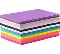 Assorted Color Foam Sheets - 50 Pack of 1mm EVA Craft Foam for Kids Projects - 15.7x23.6 Inch in 10 Vibrant Colors