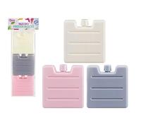 Assorted Colors Freezer Blocks (Pack of 3) - Grey, Cream, Pink Blocks, Ideal for Holidays, Trips & Summer Events