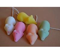 Assorted Colour Sugar Mice x10 Mice