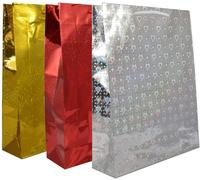 Assorted Colours Holographic Gifts Medium Size Christmas Birthday Present - 100pcs Shatchi Multi One Size
