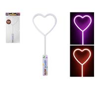 Assorted Colours Light Up Heart Wand (1 Pc.) - Fun & Magical Toy, Perfect for Birthdays Parties, Festivals, Concerts, Playtime, Party Favor, & Gift for Kids