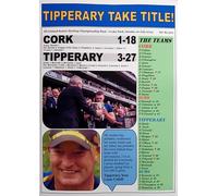 Assorted Cork 1-18 Tipperary 3-27 - 2025 All-Ireland Hurling final - souvenir print