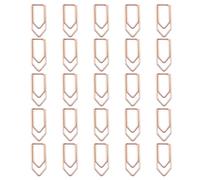 Assorted Crayon Design Paper Clips 25 Metal Bookmarks for Document Sorting and Craft Projects Paper Clips