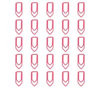 Assorted Crayon Design Paper Clips 25 Metal Bookmarks for Document Sorting and Craft Projects Paper Clips