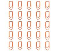 Assorted Crayon Design Paper Clips 25 Metal Bookmarks for Document Sorting and Craft Projects Paper Clips
