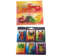 Assorted Creepy Crawly and Dragon Jelly Sweets Multipack Fun Shaped Fruity Flavoured Gummies for Kids Party Bag Fillers Novelty Bug Insect Scorpion Reptile Candy Treats